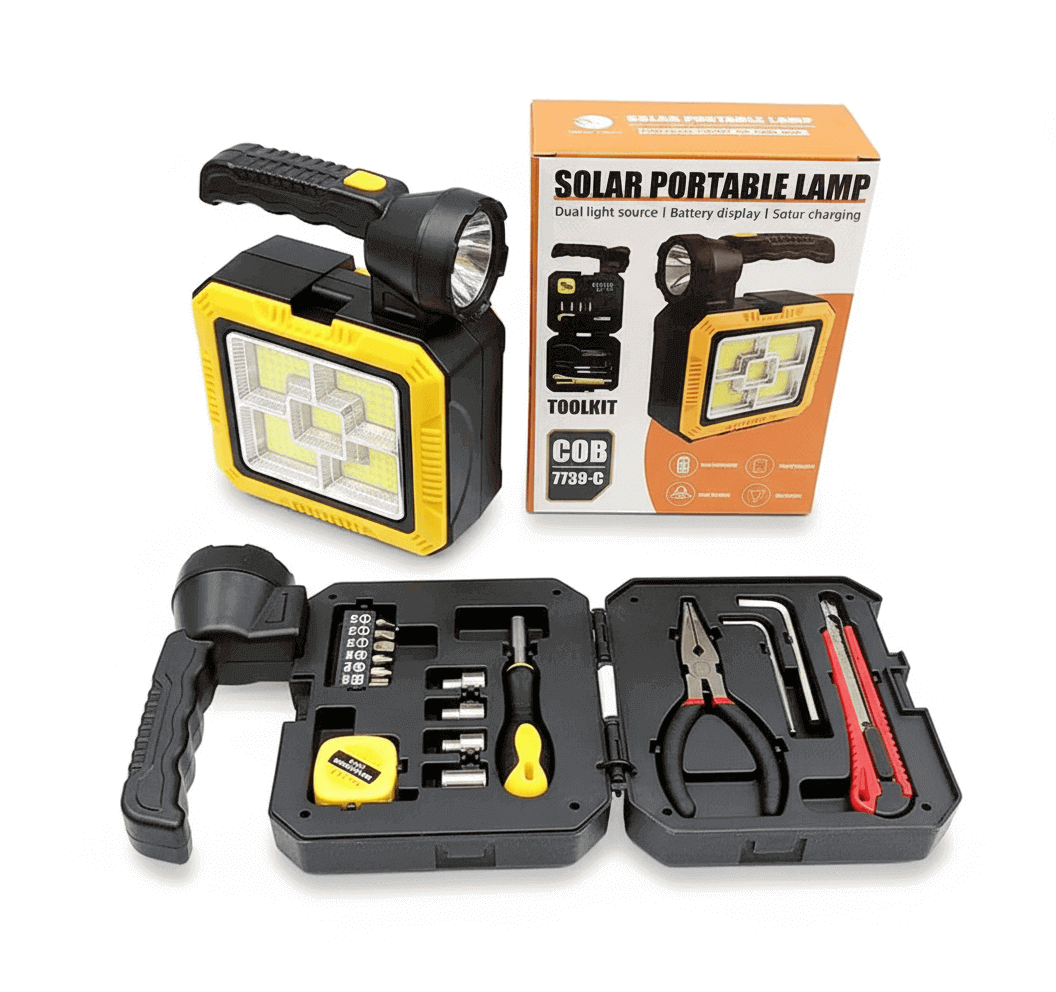 LINTERNA CON SET DE HERRAMIENTAS - ARGYNIA BEAUTY